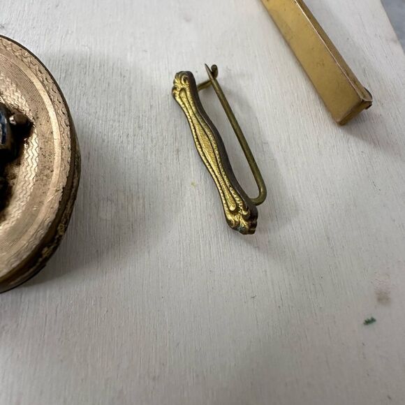 Antique Gold Fill Pins And Cufflinks 5 Piece - Picture 8 of 10